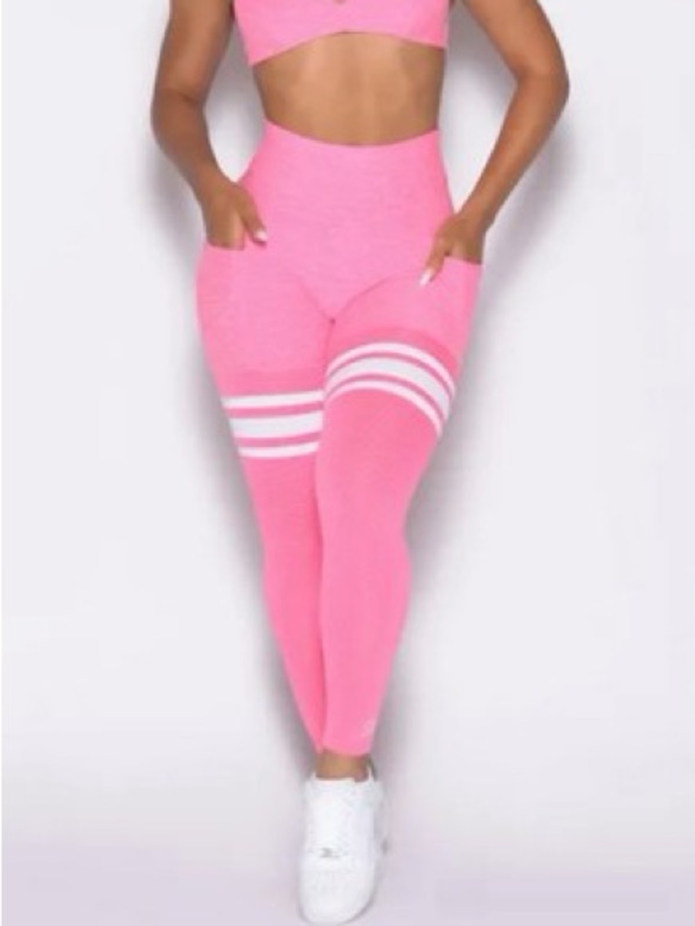 Bombshell Sportswear Thigh High Leggings Size Medium